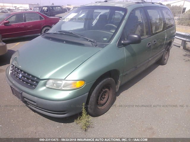 2P4GP2437WR538599 - 1998 PLYMOUTH GRAND VOYAGER  GREEN photo 2