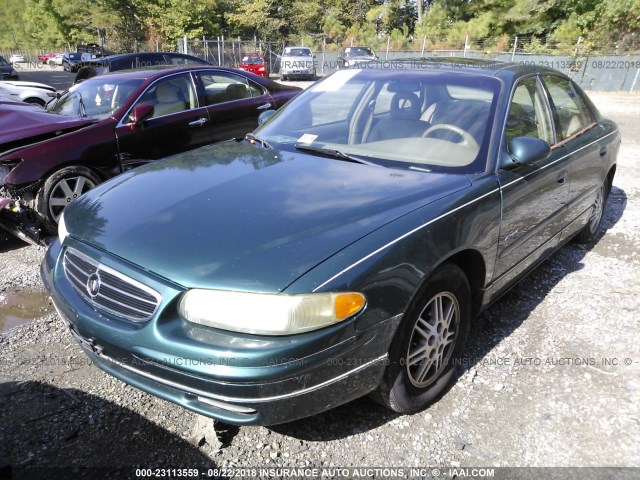 2G4WB52K1X1584838 - 1999 BUICK REGAL LS/LSE GREEN photo 2