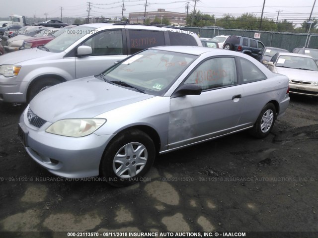 1HGEM22155L032977 - 2005 HONDA CIVIC DX VP Gümüş foto 2