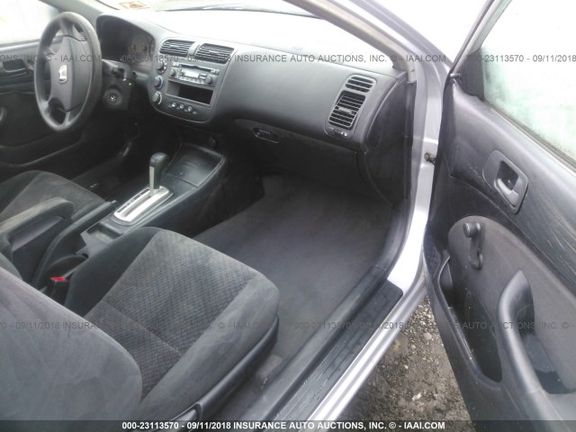 1HGEM22155L032977 - 2005 HONDA CIVIC DX VP Gümüş foto 5