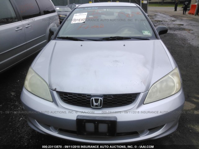 1HGEM22155L032977 - 2005 HONDA CIVIC DX VP Gümüş foto 6