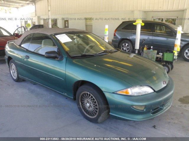 4G1JF32T7XB900069 - 1999 CHEVROLET CAVALIER Z24 GREEN photo 1