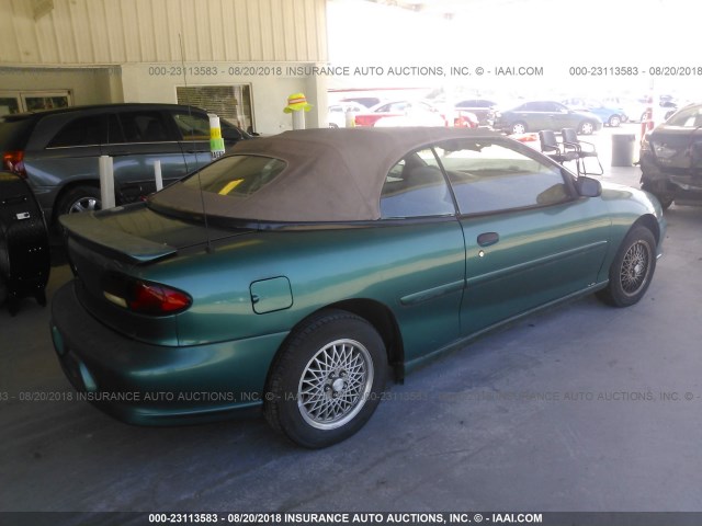 4G1JF32T7XB900069 - 1999 CHEVROLET CAVALIER Z24 GREEN photo 4