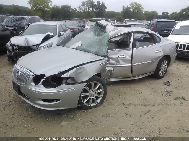 2G4WN58C581243080 - 2008 BUICK LACROSSE SUPER SERIES SILVER photo 2