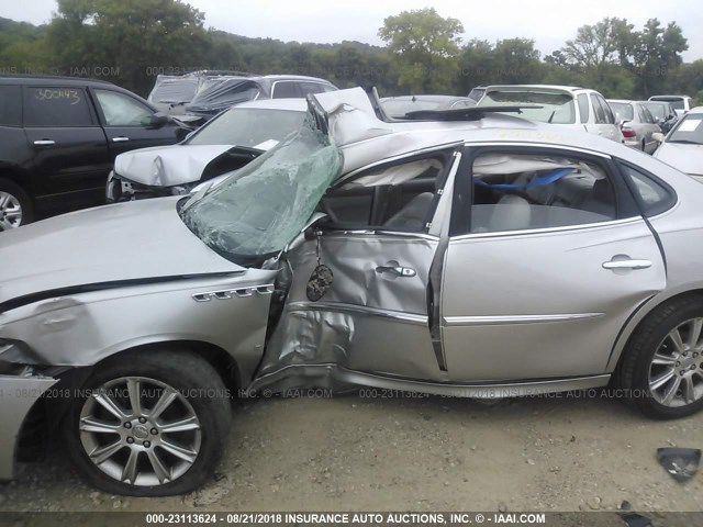 2G4WN58C581243080 - 2008 BUICK LACROSSE SUPER SERIES SILVER photo 6