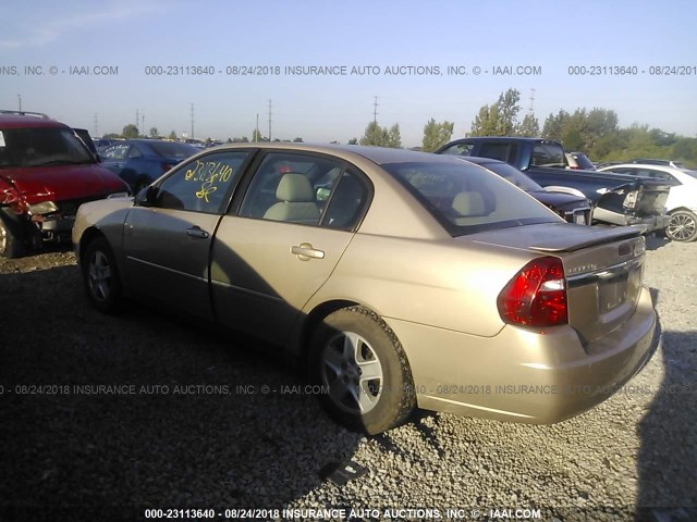 1G1ZT54875F312194 - 2005 CHEVROLET MALIBU LS TAN photo 3
