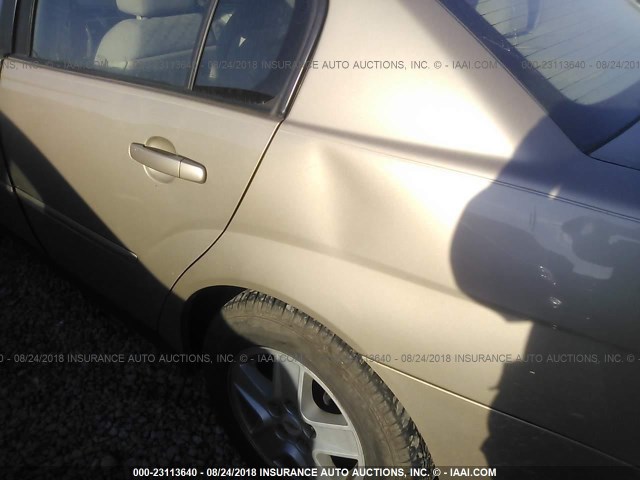 1G1ZT54875F312194 - 2005 CHEVROLET MALIBU LS TAN photo 6