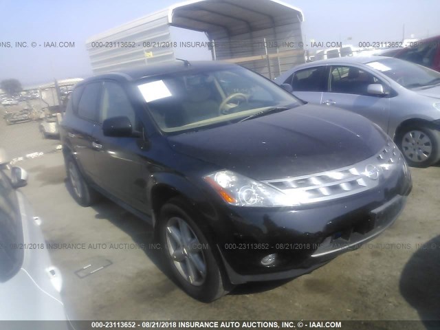 JN8AZ08W13W225374 - 2003 NISSAN MURANO SL/SE BLACK photo 1