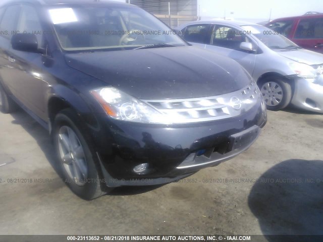 JN8AZ08W13W225374 - 2003 NISSAN MURANO SL/SE BLACK photo 6