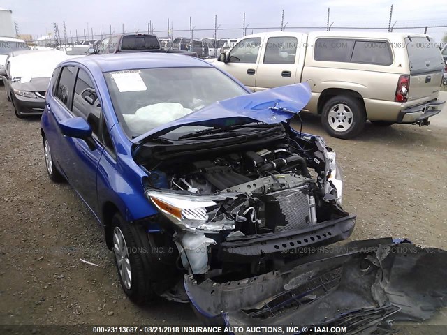 3N1CE2CP8FL448682 - 2015 NISSAN VERSA NOTE S/S PLUS/SV/SL/SR BLUE photo 1