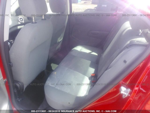 1G1JB5SH0H4148998 - 2017 CHEVROLET SONIC LS RED photo 8