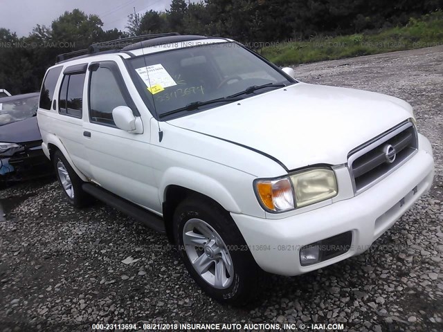 JN8DR09X02W651558 - 2002 NISSAN PATHFINDER LE/SE WHITE photo 1