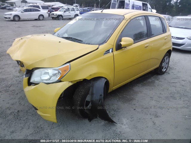 KL1TD6DE4BB127178 - 2011 CHEVROLET AVEO LS/LT 黄色 照片 2