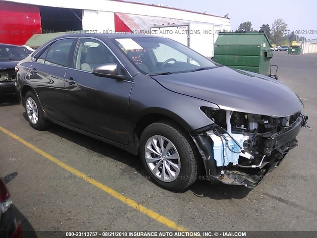 4T1BF1FK3HU660328 - 2017 TOYOTA CAMRY LE/XLE/SE/XSE GRAY photo 1
