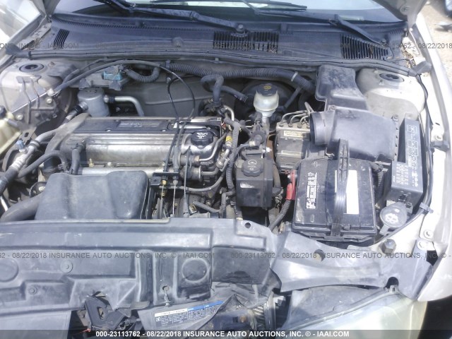 1G1JF52F037153807 - 2003 CHEVROLET CAVALIER LS TAN photo 10