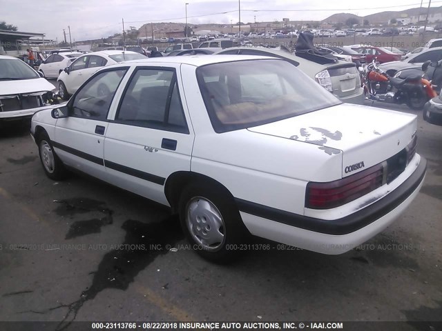 1G1LD55M5RY142135 - 1994 CHEVROLET CORSICA WHITE photo 3