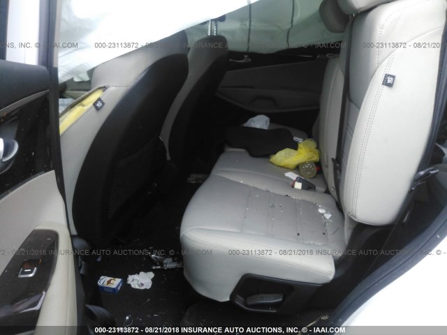 5XYPGDA53GG110282 - 2016 KIA SORENTO LX/L WHITE photo 8