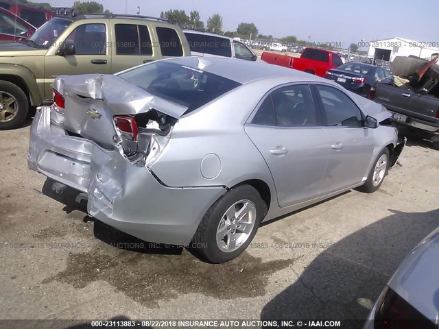 1G11C5SA6GF105799 - 2016 CHEVROLET MALIBU LIMITED LT SILVER photo 4