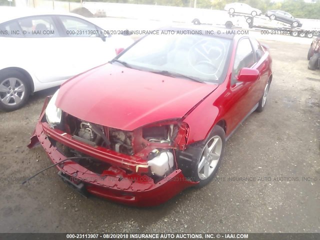 JH4DC54804S005746 - 2004 ACURA RSX RED photo 2