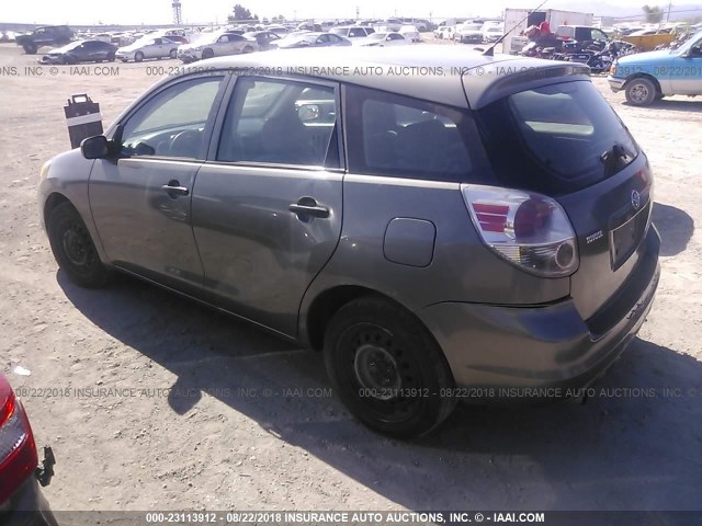 2T1KR32E65C423106 - 2005 TOYOTA COROLLA MATRIX XR GRAY photo 3