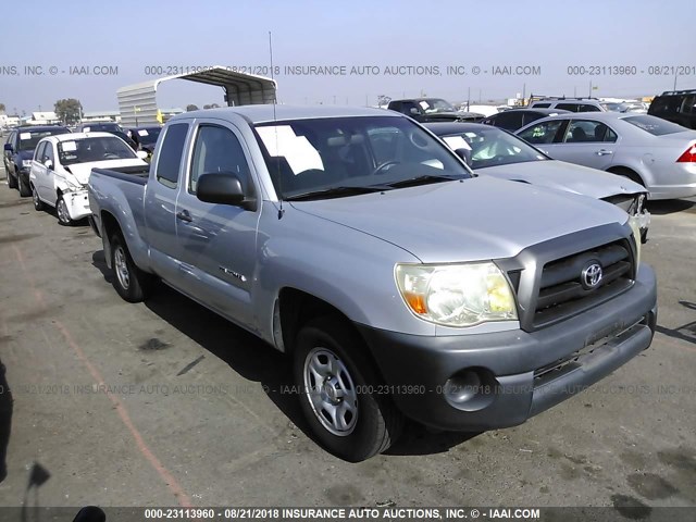 5TETX22NX5Z125107 - 2005 TOYOTA TACOMA ACCESS CAB Silber Foto 1