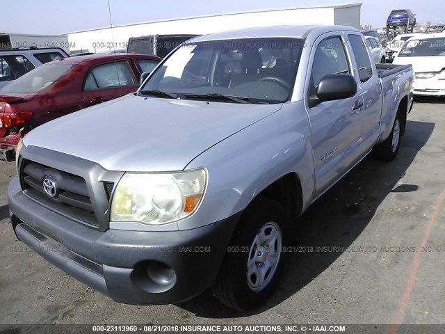 5TETX22NX5Z125107 - 2005 TOYOTA TACOMA ACCESS CAB Silber Foto 2