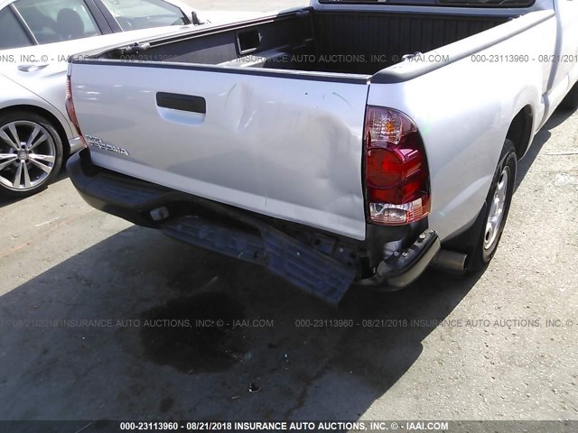 5TETX22NX5Z125107 - 2005 TOYOTA TACOMA ACCESS CAB Silber Foto 6
