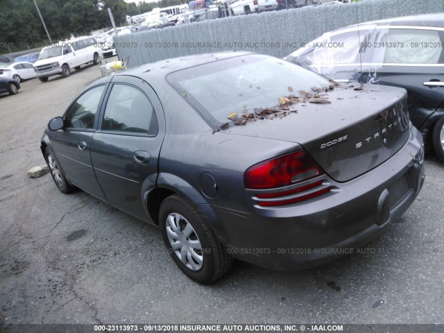 1B3EL46T15N579159 - 2005 DODGE STRATUS SXT GRAY photo 3