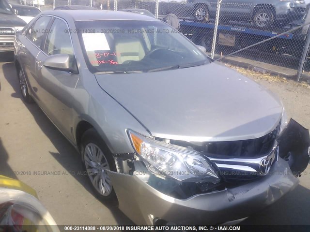 4T4BF1FK5DR326642 - 2013 TOYOTA CAMRY L/SE/LE/XLE 金色 照片 1