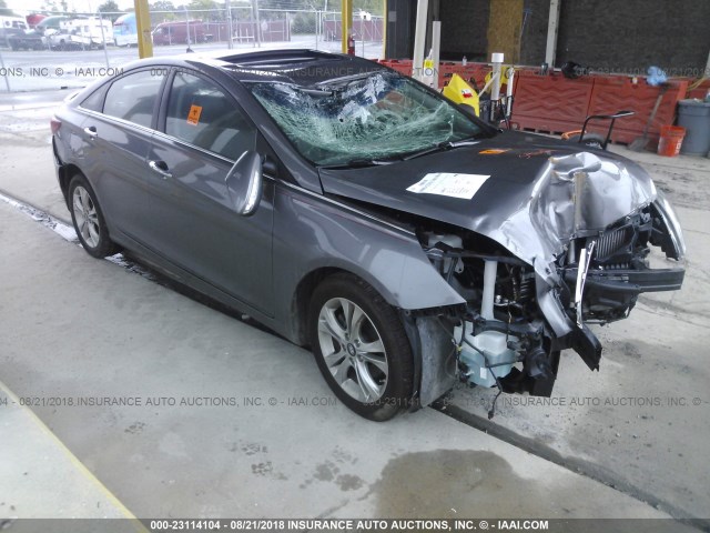 5NPEC4AB1BH290808 - 2011 HYUNDAI SONATA SE/LIMITED GRAY photo 1