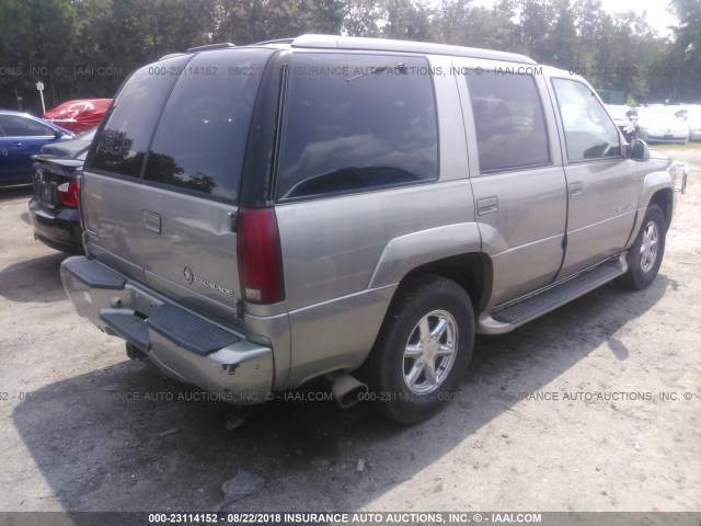1GYEK63R0YR191594 - 2000 CADILLAC ESCALADE LUXURY ნაცრისფერი ფოტო 4
