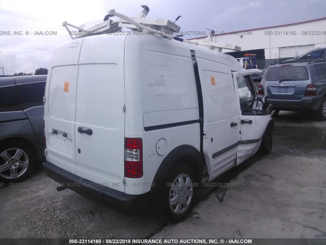 NM0LS7AN0CT088591 - 2012 FORD TRANSIT CONNECT XL WHITE photo 4