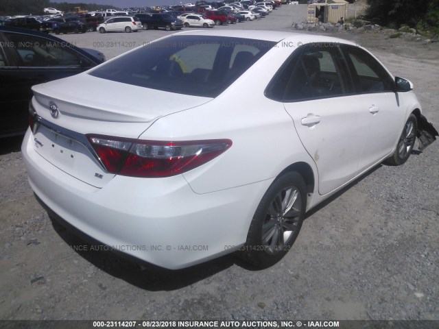 4T1BF1FK8FU980306 - 2015 TOYOTA CAMRY LE/XLE/SE/XSE 白色 照片 4