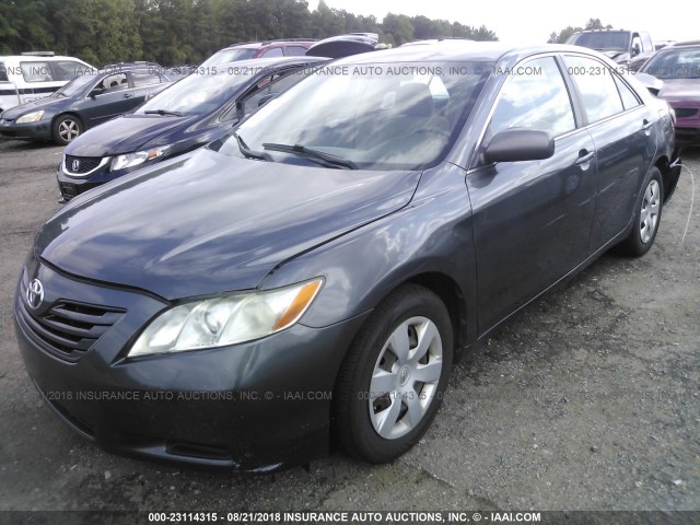 4T1BE46K58U781947 - 2008 TOYOTA CAMRY CE/LE/XLE/SE GRAY photo 2