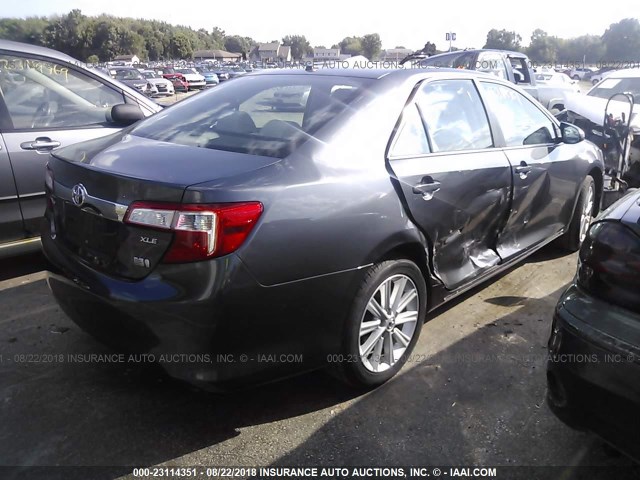 4T1BD1FK9DU068674 - 2013 TOYOTA CAMRY HYBRID/LE/XLE GRAY photo 4