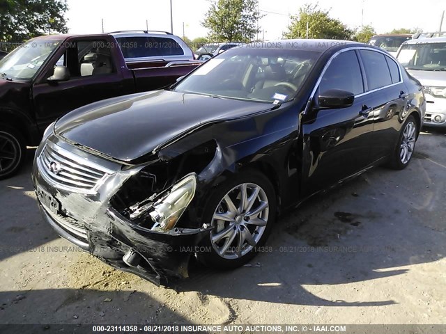 JN1CV6AP7BM509921 - 2011 INFINITI G37 SPORT BLACK photo 2