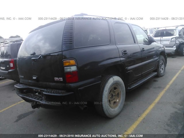 1GKEK63U56J119025 - 2006 GMC YUKON DENALI BLACK photo 4