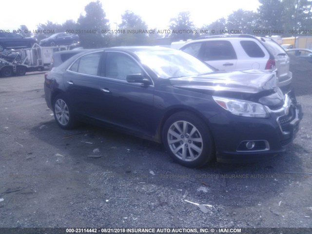 1G11H5SL3EF130529 - 2014 CHEVROLET MALIBU LTZ 灰色 照片 1