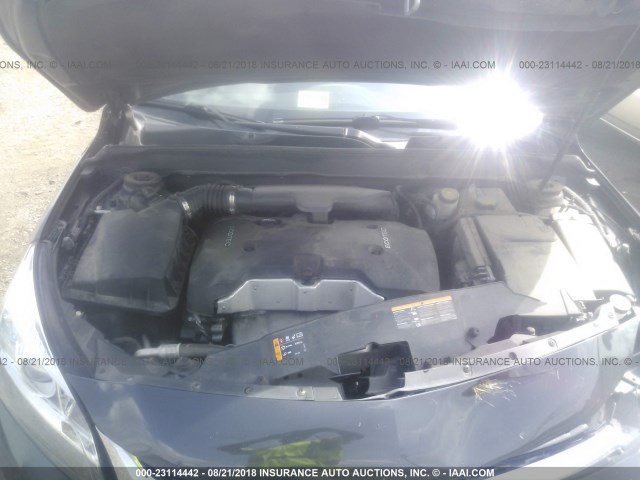 1G11H5SL3EF130529 - 2014 CHEVROLET MALIBU LTZ 灰色 照片 10