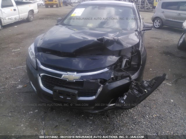 1G11H5SL3EF130529 - 2014 CHEVROLET MALIBU LTZ 灰色 照片 6