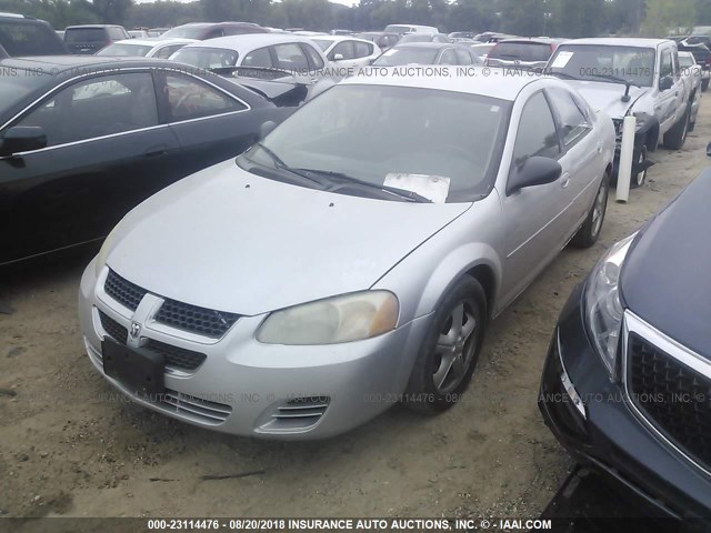 1B3EL46J95N505793 - 2005 DODGE STRATUS SXT SILVER photo 2