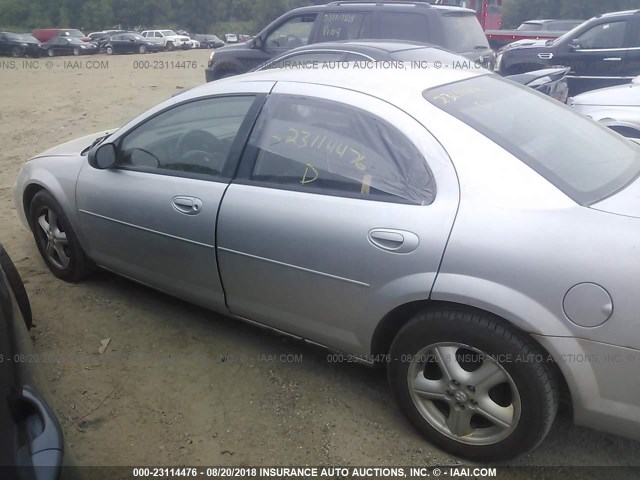 1B3EL46J95N505793 - 2005 DODGE STRATUS SXT SILVER photo 6