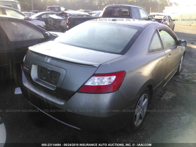 2HGFG12968H508778 - 2008 HONDA CIVIC EXL 灰色 照片 4