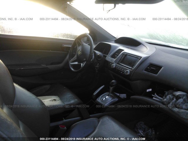 2HGFG12968H508778 - 2008 HONDA CIVIC EXL 灰色 照片 5