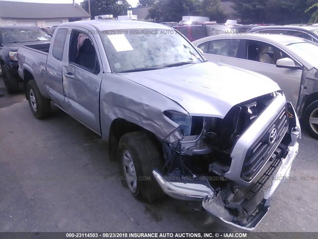 5TFSX5EN5HX048912 - 2017 TOYOTA TACOMA ACCESS CAB/SR/SR5 ვერცხლისფერი ფოტო 6