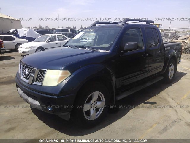 1N6AD07U86C458746 - 2006 NISSAN FRONTIER CREW CAB LE/SE/OFF ROAD Navy photo 2