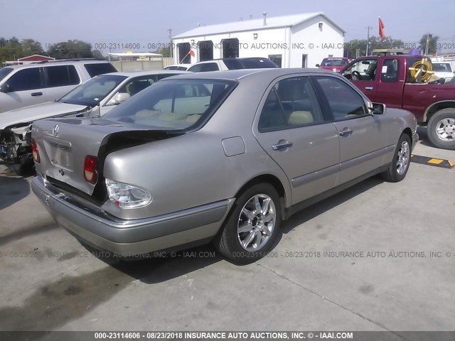 WDBJF72F1VA311532 - 1997 MERCEDES-BENZ E 420 TAN photo 4