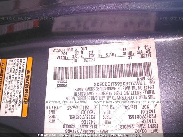 1FMZU63E62UC33538 - 2002 FORD EXPLORER XLT BLUE photo 9