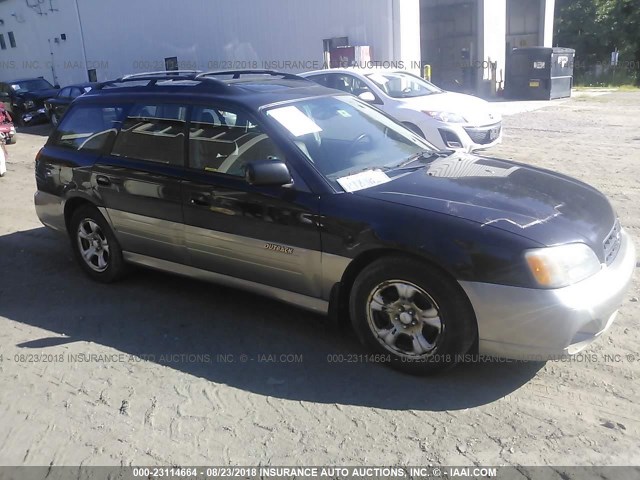 4S3BH686226666080 - 2002 SUBARU LEGACY OUTBACK LIMITED BLUE photo 1