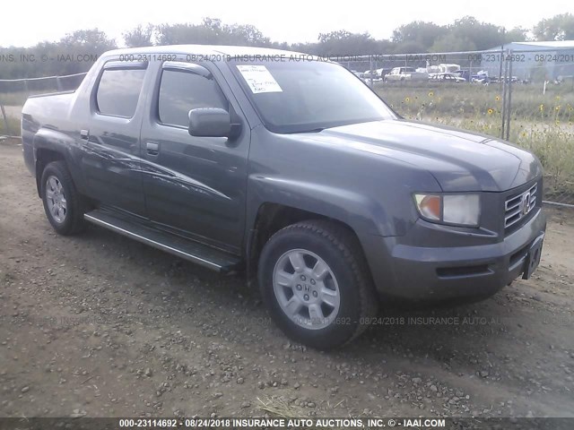 2HJYK16537H535704 - 2007 HONDA RIDGELINE RTL GRAY photo 1